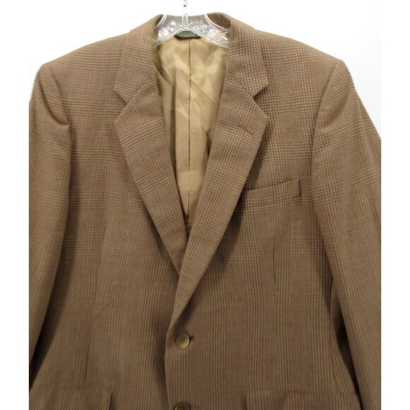 VINTAGE Christian Dior Sport Coat 40 Blazer Houndstooth Tweed USA * - Picture 2 of 15